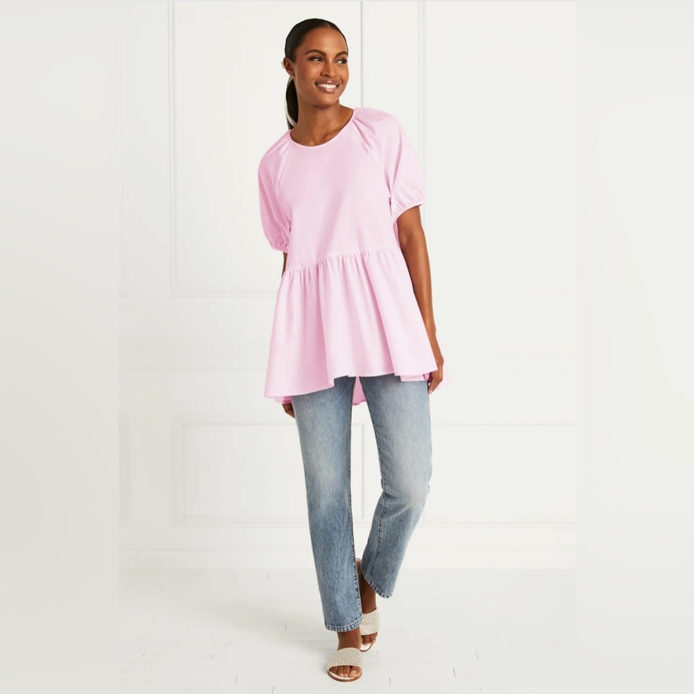 Hill House XS Shirt The Francesca Top Ballerina Pink New